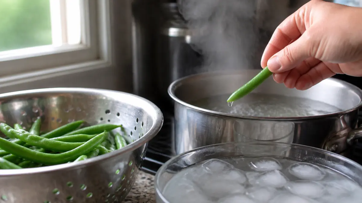 Haricots verts : le temps de cuisson idéal pour des légumes croquants