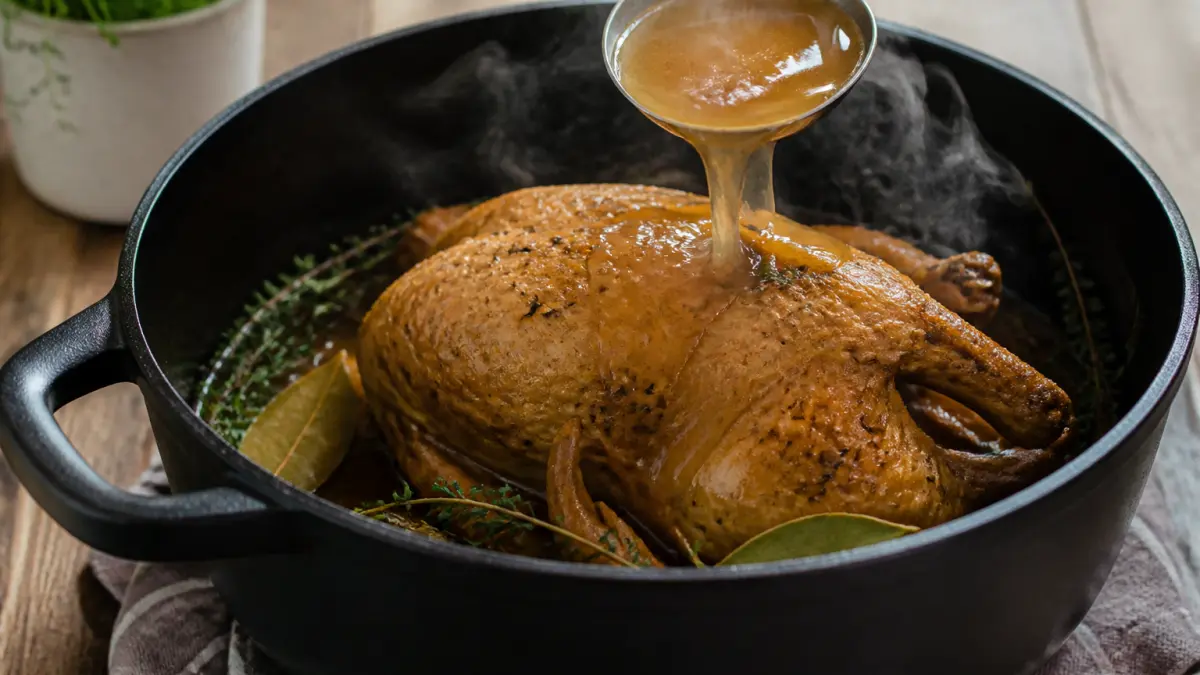 Pintade en cocotte : la cuisson parfaite pour une chair moelleuse