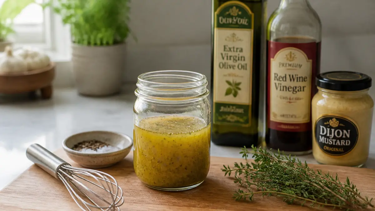 Vinaigrette maison : la recette de base et ses variantes
