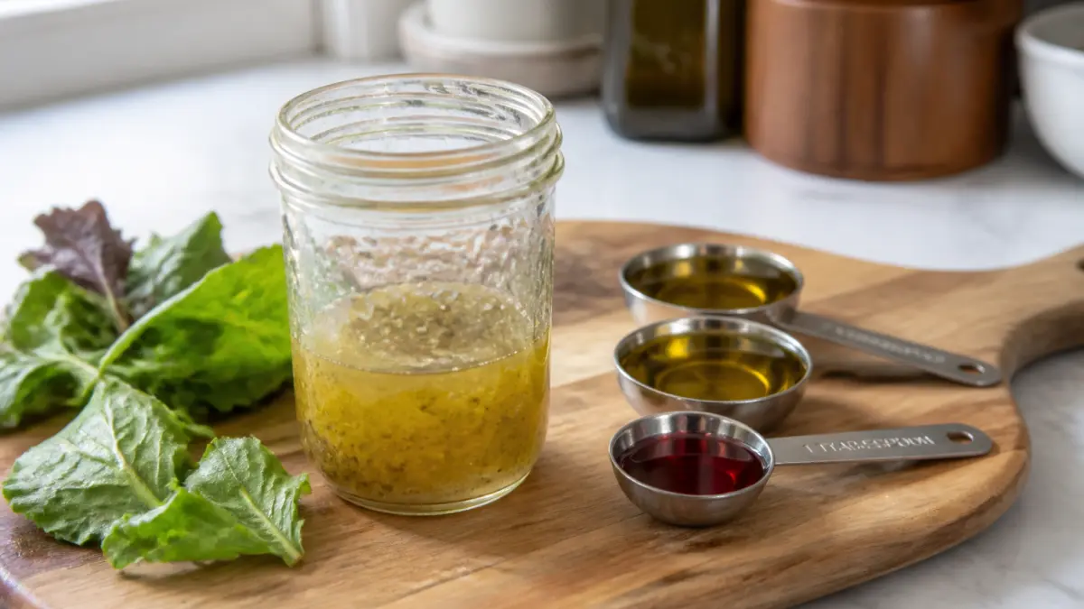 Vinaigrette : la proportion idéale huile-vinaigre