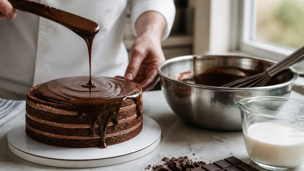 Ganache au chocolat : le bon rapport chocolat-crème