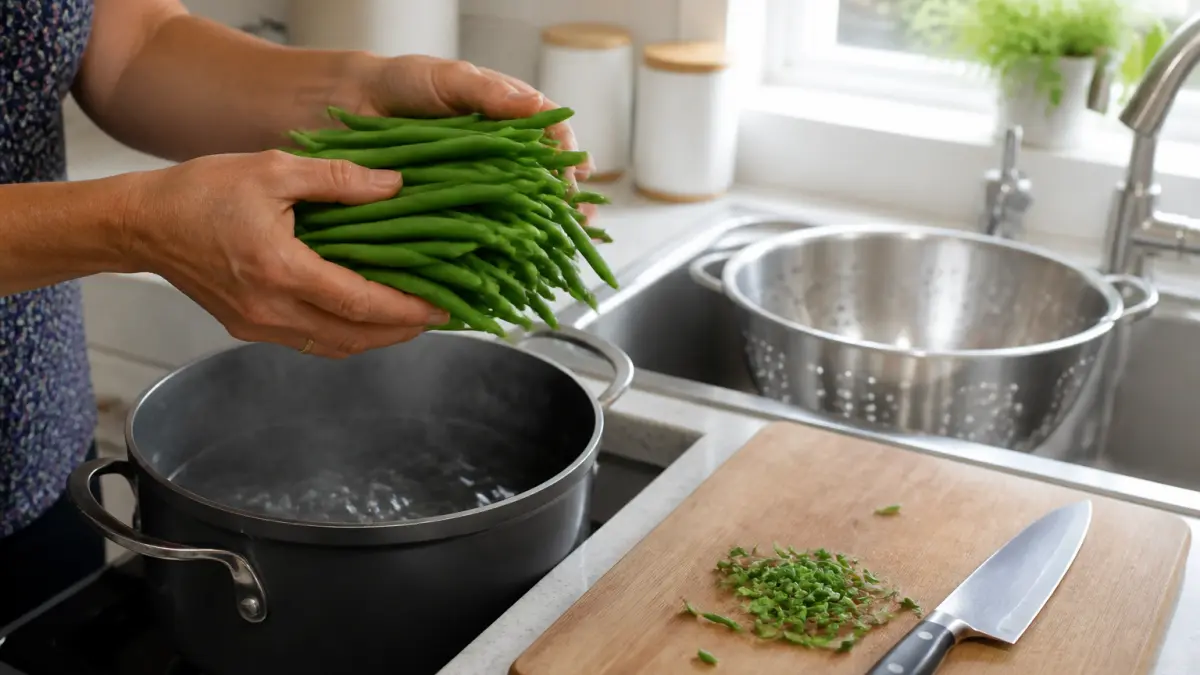 Haricots verts : le temps de cuisson idéal