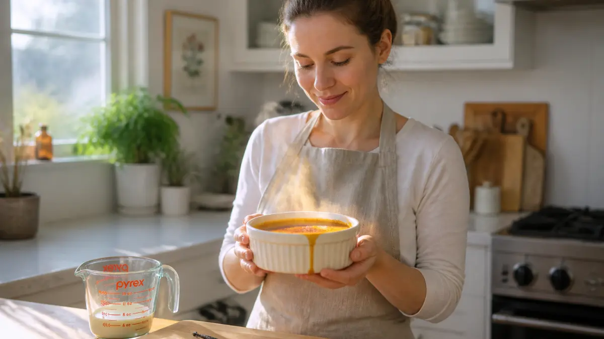 Flan aux œufs : le dosage parfait pour une texture soyeuse