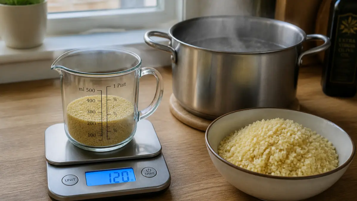 Couscous : la bonne quantité de semoule par personne