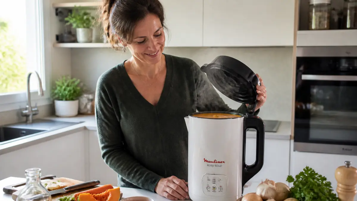 Moulinex Easy Soup : quels bénéfices pour réaliser vos soupes maison