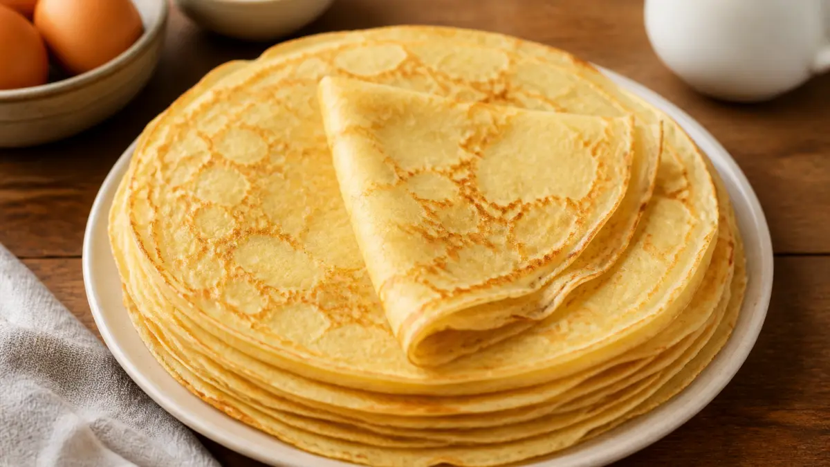 Crêpes maison en 15 minutes : 8 crêpes savoureuses pour moins de 5 € sans risque d’erreur