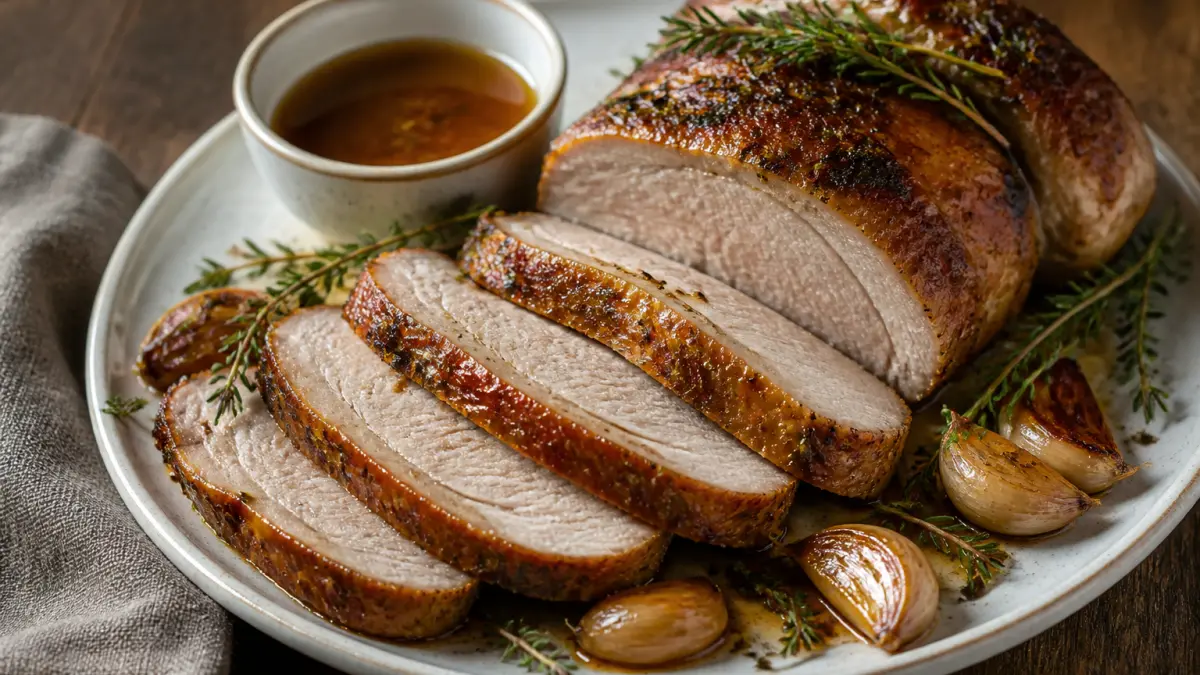 Rôti de porc moelleux en une heure : au four ou en cocotte pour un repas délicieux sans contrainte