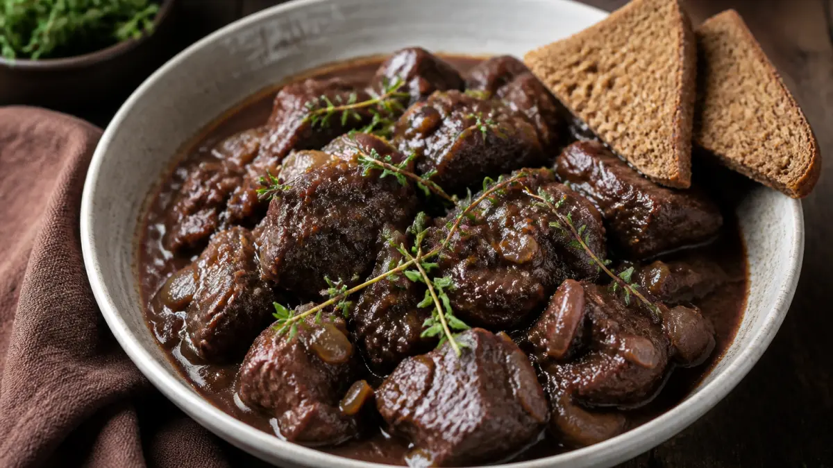 Carbonade flamande simple en 2 heures : recette conviviale pour 4 personnes à moins de 15 euros