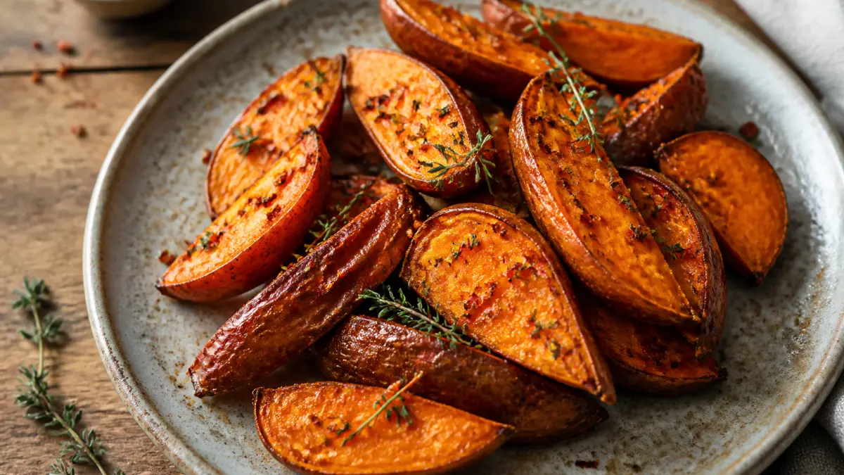 Patates douces rôties en 30 minutes : recette facile pour un accompagnement sain et gourmand