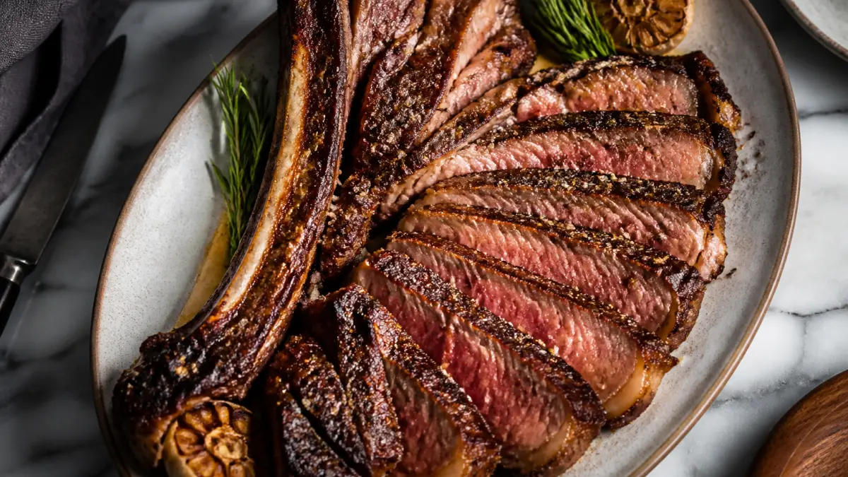 Cuire une côte de bœuf au four en une heure pour un repas savoureux à moins de 15 euros par personne