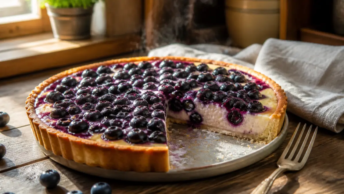 Tarte aux myrtilles : la recette facile pour un résultat qui sent bon l'été