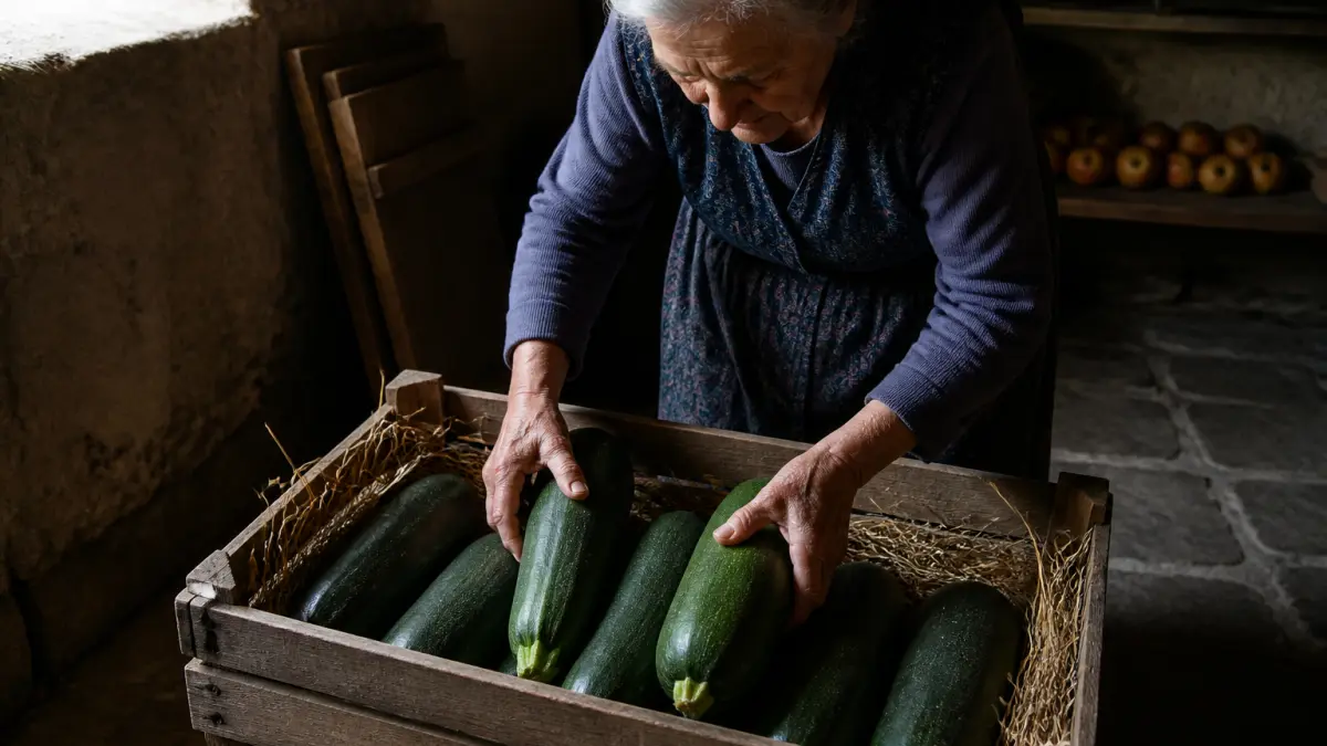 3 astuces de grand-mère pour garder vos courgettes fraîches tout l'hiver sans congélateur