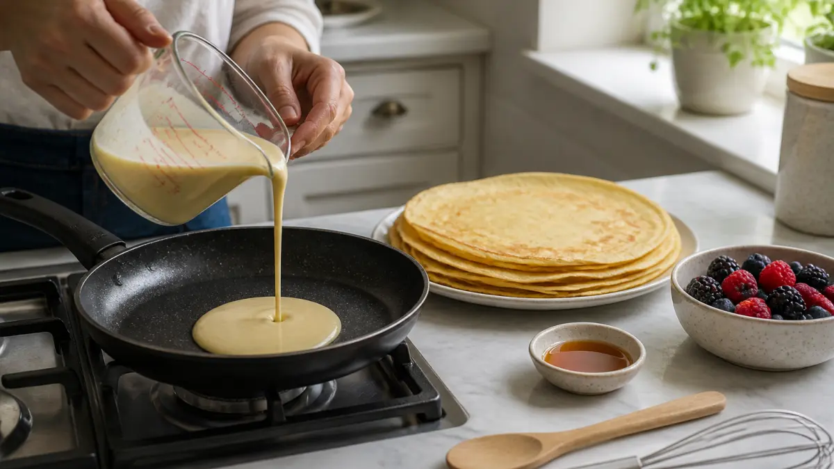 Crêpes vegan : la recette facile pour un goûter sans œufs ni lait