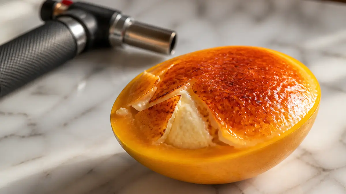 Dessert vanillé tropical : la surprise cachée sous une croûte caramélisée