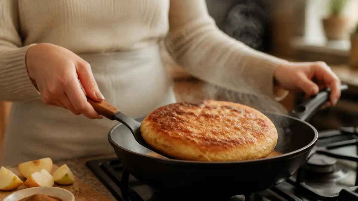 Gâteau à la poêle : 15 minutes pour un dessert moelleux sans four