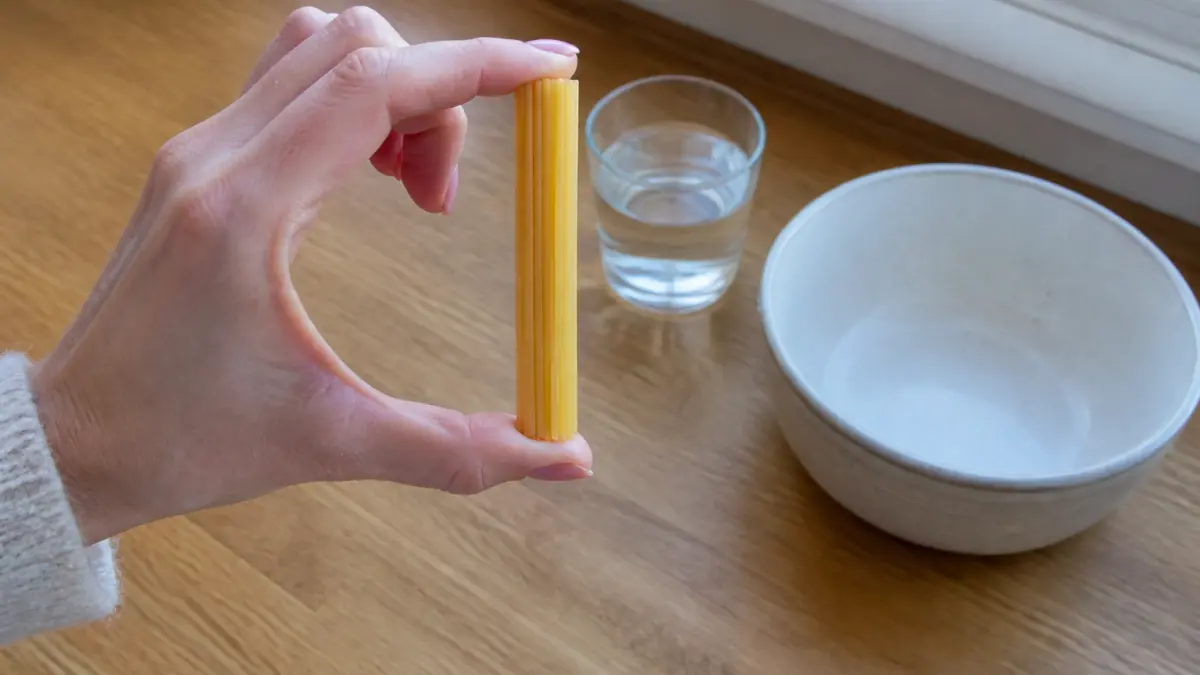 La bonne dose de pâtes par personne, sans balance