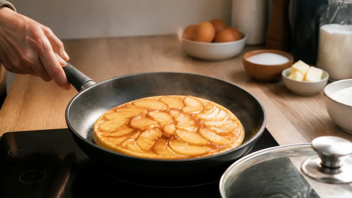 Gâteau à la poêle : 15 minutes pour un dessert moelleux sans four