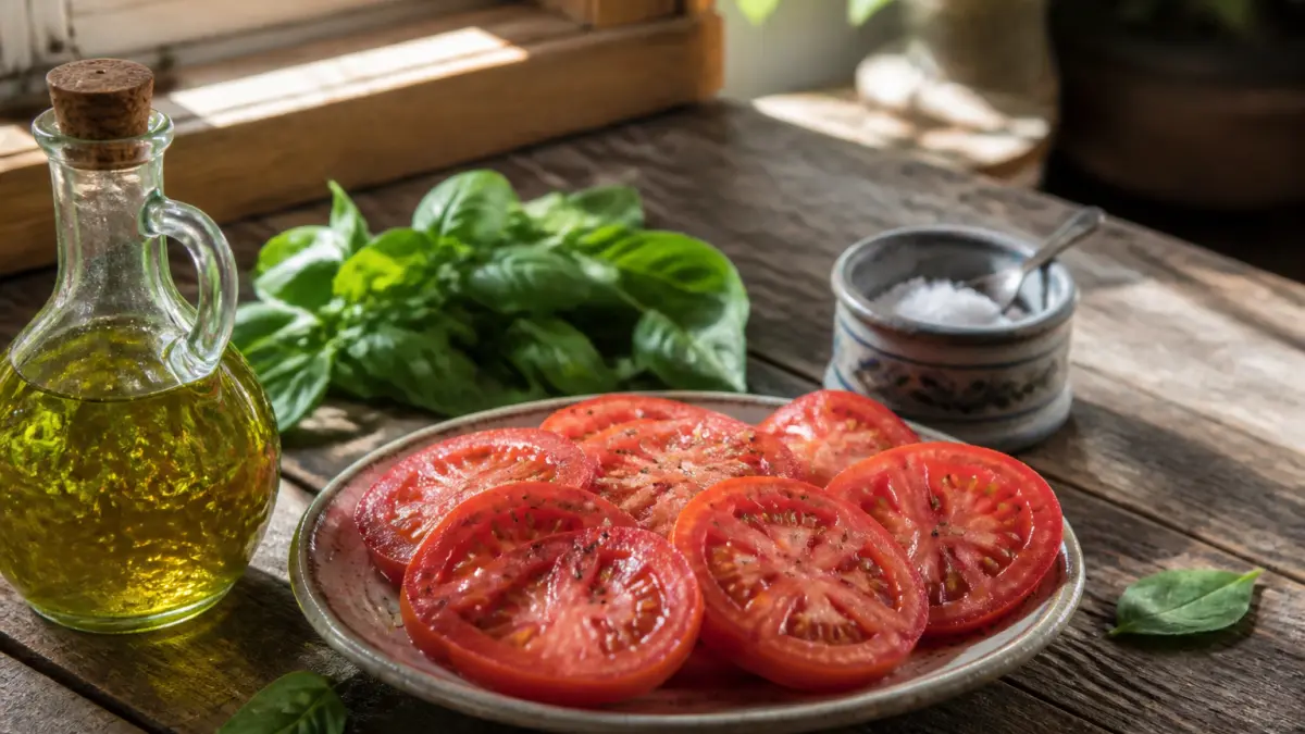 Salade de tomates en 4 ingrédients : la recette fraîcheur de l'été