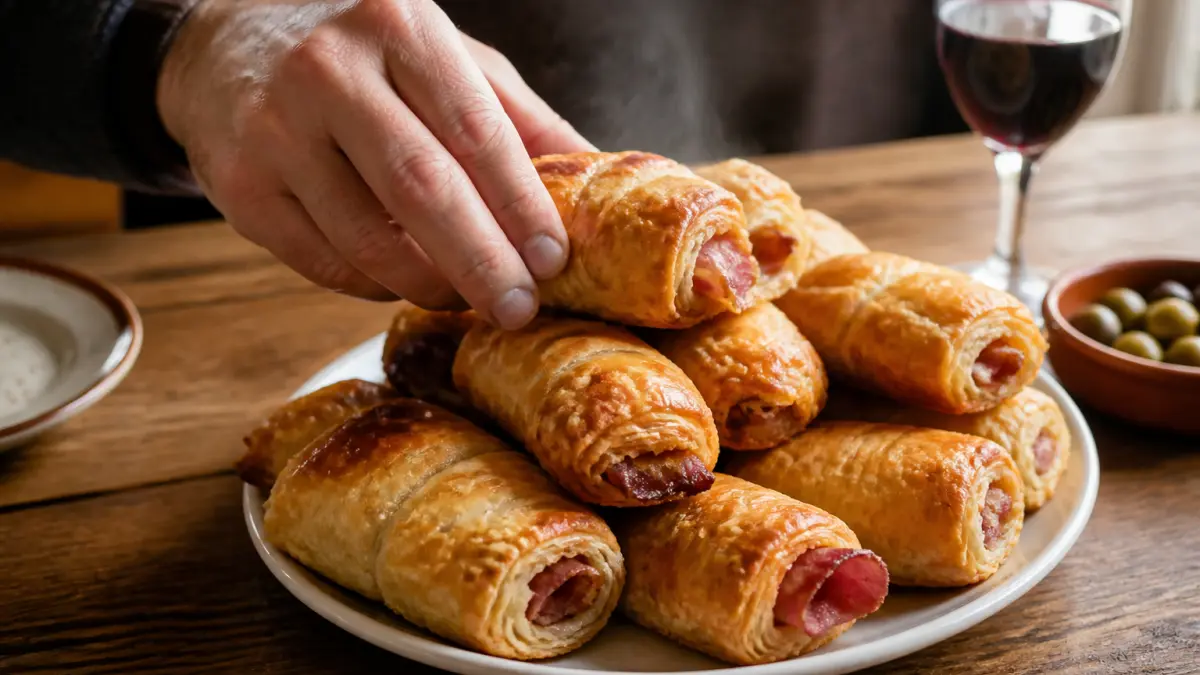 Roulés au jambon cru : l'apéritif qui disparaît en un clin d'œil