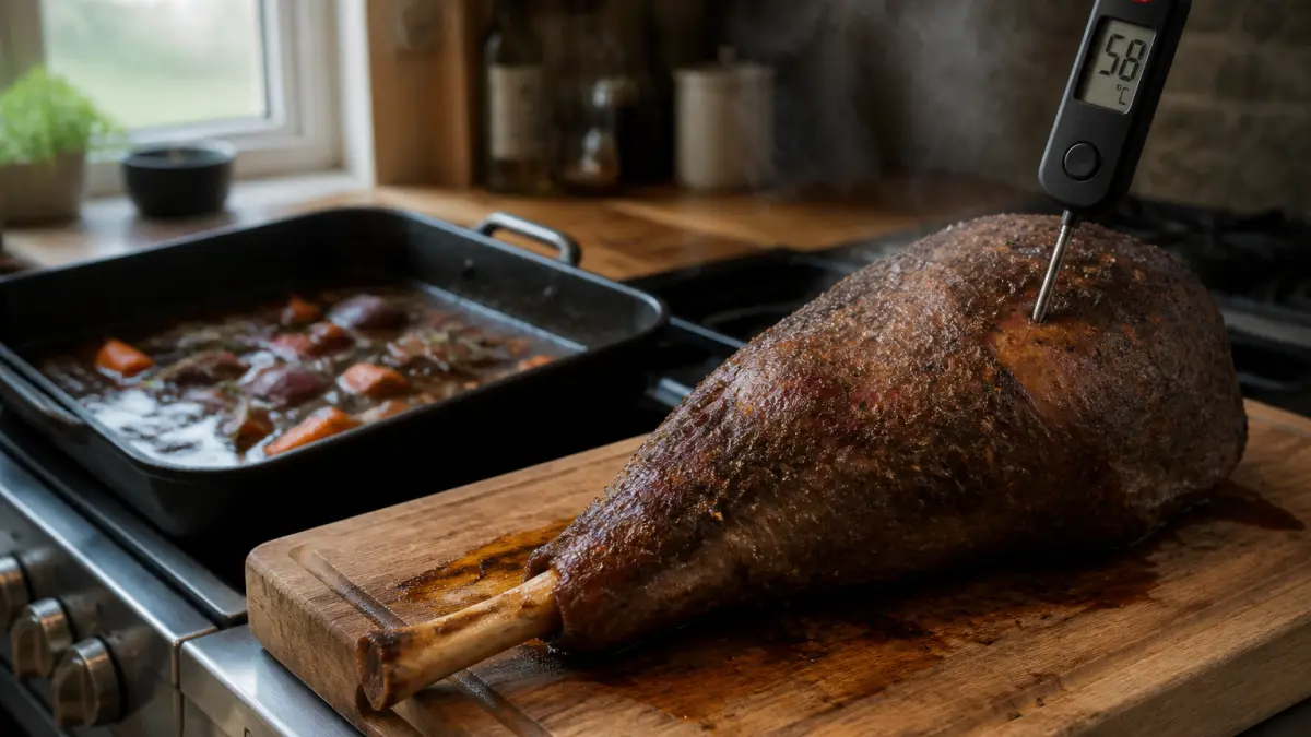 Gigot de chevreuil au four : le temps de cuisson pour une viande tendre