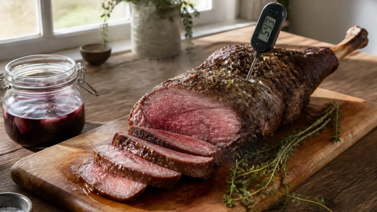 Gigot de chevreuil au four : le temps de cuisson pour une viande tendre