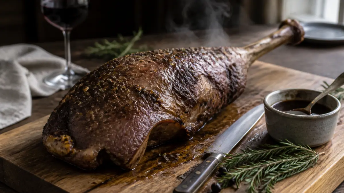 Gigot de chevreuil au four : le temps de cuisson pour une viande tendre