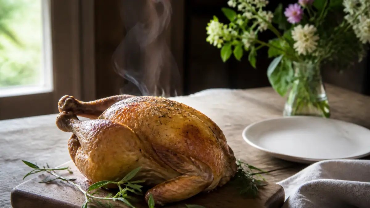 Poulet rôti à l'estragon : le plat qui sent bon le jardin