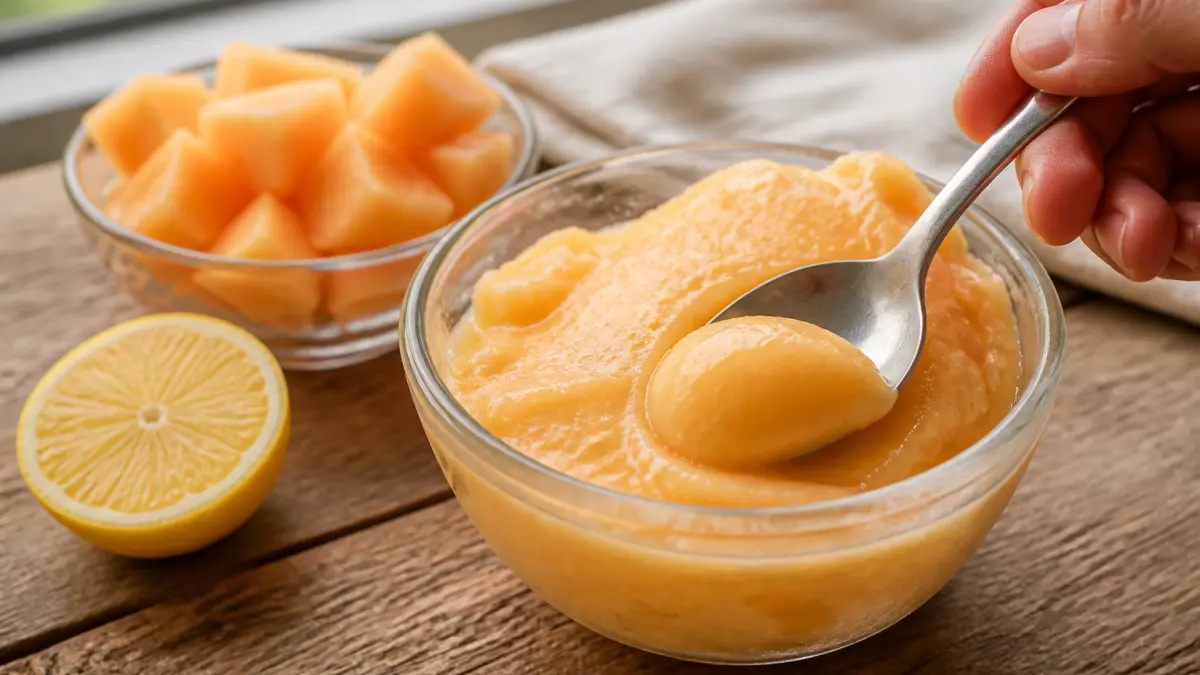 Melon givré : l'astuce pour une texture onctueuse sans sorbetière