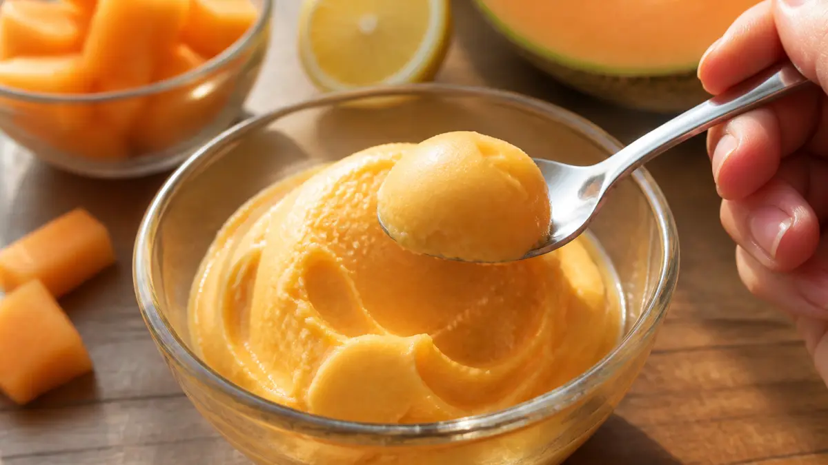 Melon givré : l'astuce pour une texture onctueuse sans sorbetière