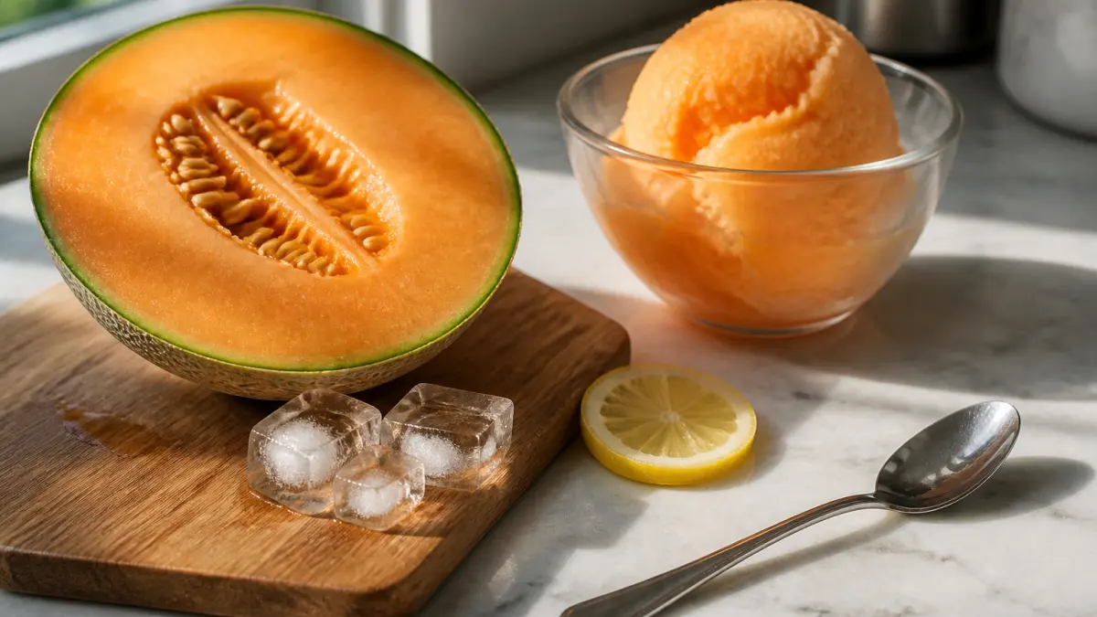 Melon givré : l'astuce pour une texture onctueuse sans sorbetière