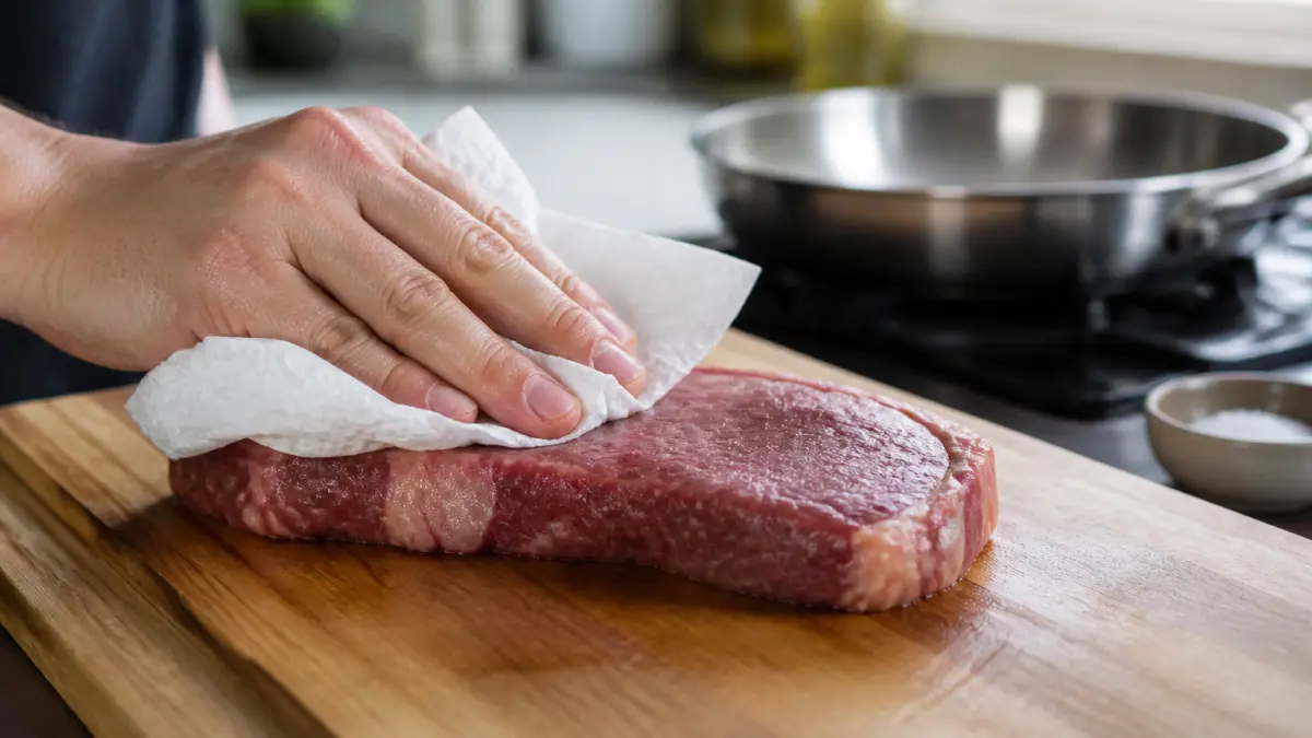 Le secret d'une croûte dorée sur la viande : un geste simple avant cuisson
