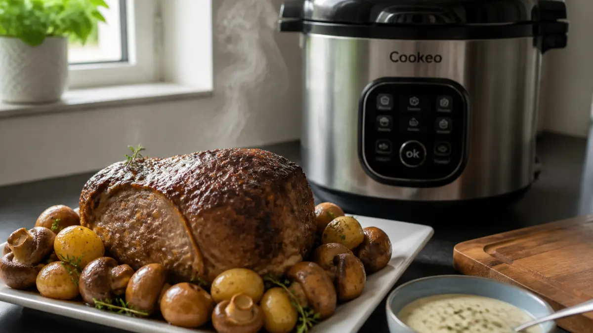 Rôti de veau au Cookéo : la cuisson parfaite sans surveillance