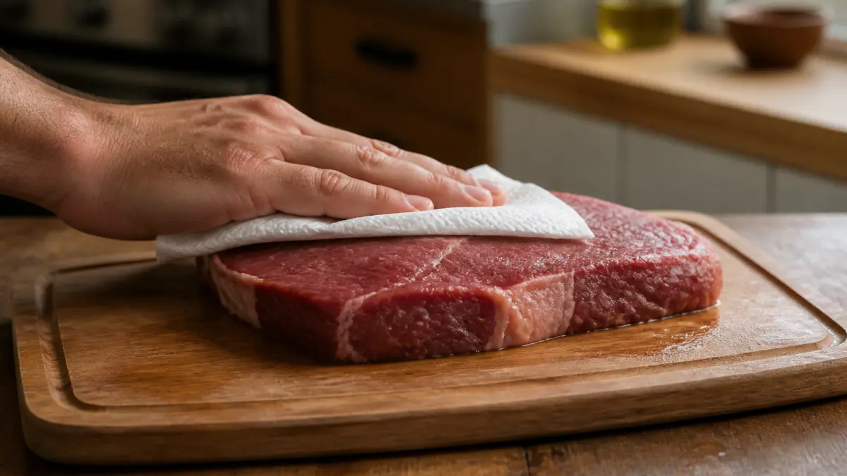 Le secret d'une croûte dorée sur la viande : un geste simple avant cuisson