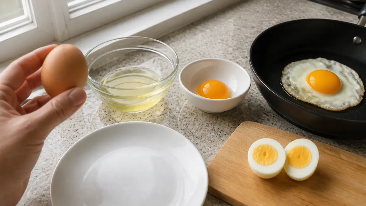 Calories d'un œuf : le blanc, le jaune, la cuisson, tout change