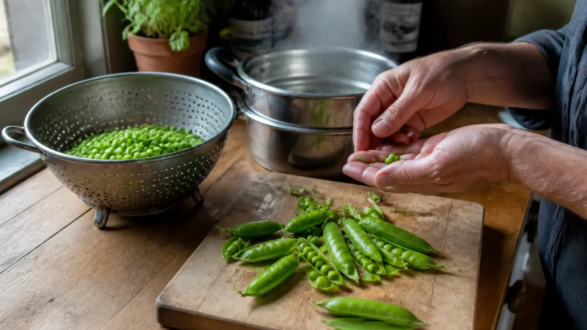 Petits pois frais au congélateur : faut-il vraiment les blanchir ?