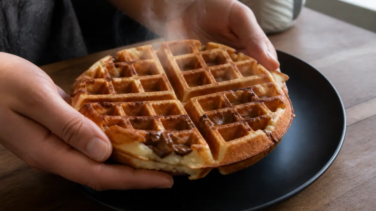 Gaufres au Nutella : le geste qui les rend ultra croustillantes