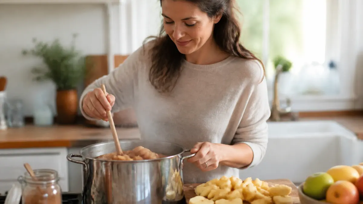 Compote de pomme maison : la recette de base et ses variantes
