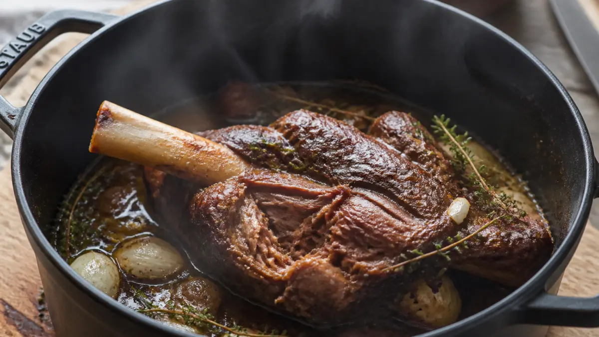 Souris dagneau au four : la cuisson lente qui change tout