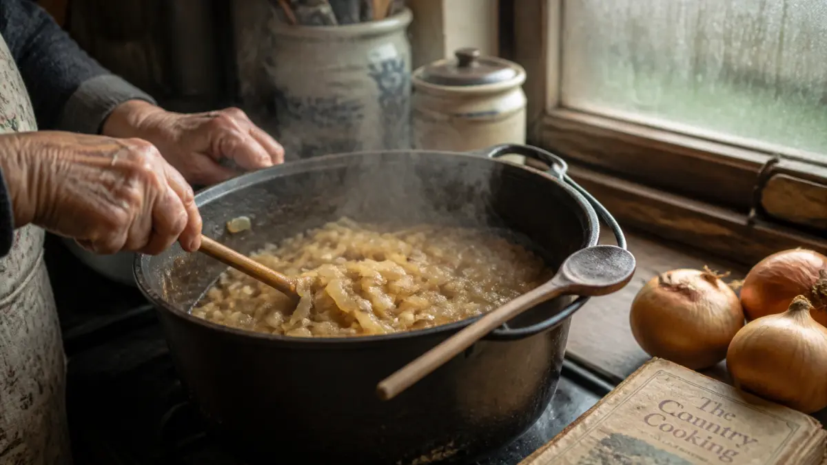 Soupe à l'oignon de grand-mère : le secret du goût